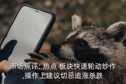 市場點(diǎn)評: 熱點(diǎn) 板塊快速輪動炒作,操作上建議切忌追漲殺跌