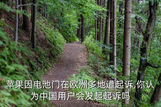 蘋(píng)果因電池門(mén)在歐洲多地遭起訴,你認(rèn)為中國(guó)用戶會(huì)發(fā)起起訴嗎