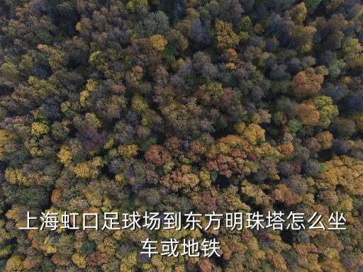 上海虹口足球場(chǎng)到東方明珠塔怎么坐車(chē)或地鐵