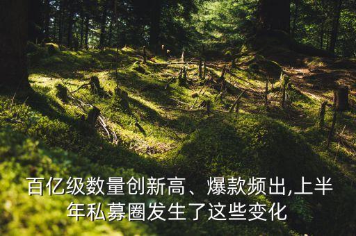  百億級數(shù)量創(chuàng)新高、爆款頻出,上半年私募圈發(fā)生了這些變化