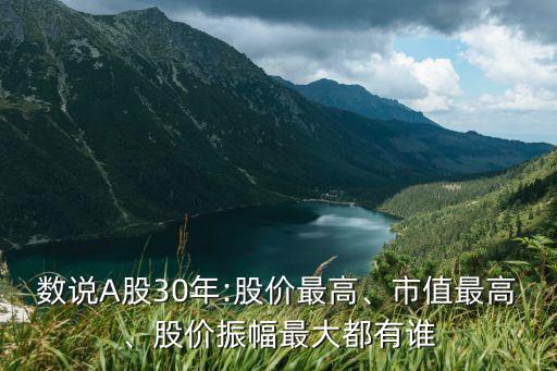 數(shù)說(shuō)A股30年:股價(jià)最高、市值最高、股價(jià)振幅最大都有誰(shuí)