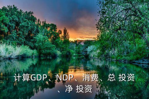 計算GDP、NDP、消費(fèi)、總 投資、凈 投資