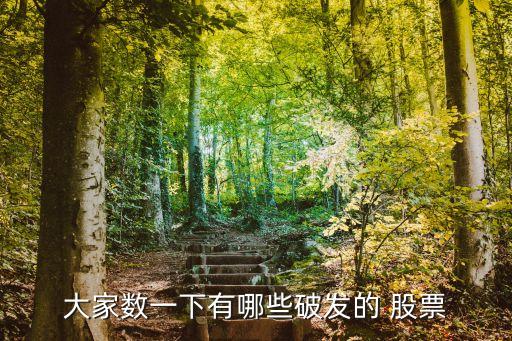 大家數一下有哪些破發(fā)的 股票