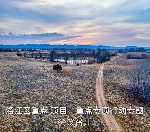 洛江區(qū)重點 項目、重點專項行動專題會議召開