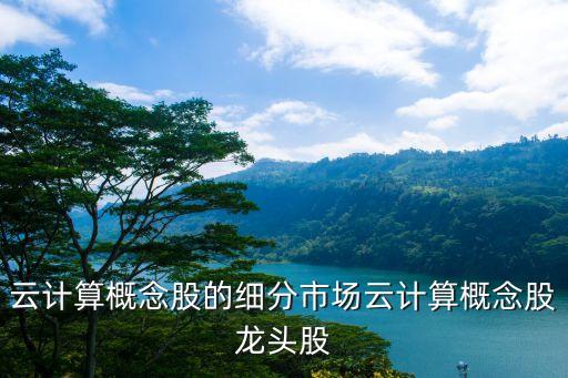 云計算概念股的細(xì)分市場云計算概念股龍頭股